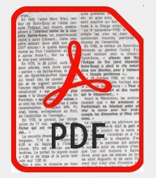 Format PDF - image scannée